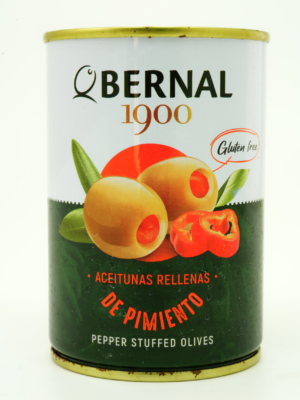 Paprika fylte oliven – autentiske spanske oliven fra Bernal