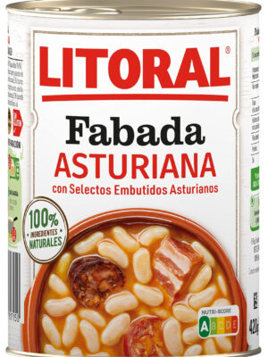 Asturiansk bønnerett Fabada fra LITORAL 420g – næringsrike spanske belgfrukter
