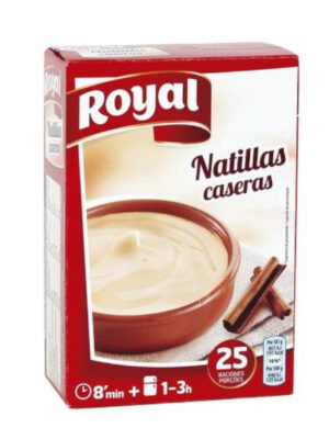 Hjemmelagde vaniljepuddinger fra ROYAL 5x20g – spansk gourmetprodukt
