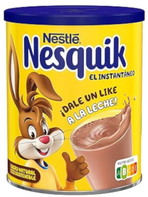 NESQUIK sjokoladepulver fra NESTLÉ i boks 390g. – spansk premium sjokolade fra Valor