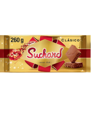 Sprø sjokolade-turrón fra SUCHARD 260g – spansk premium sjokolade fra Valor