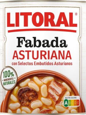 Asturisk bønnerett LITORAL 850 g – Stor pakke fabada – næringsrike spanske belgfrukter