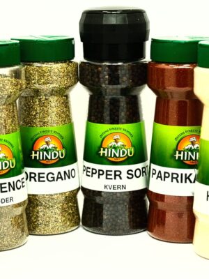 Hindu Sort Pepper – Stor kvern, friskkvernet aroma – autentisk spansk krydder