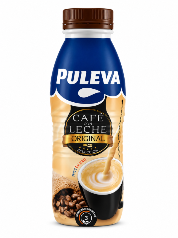 Puleva Café con Leche Original 1 L – Spansk Kaffe med Melk Klar til Drikking – spansk drikke