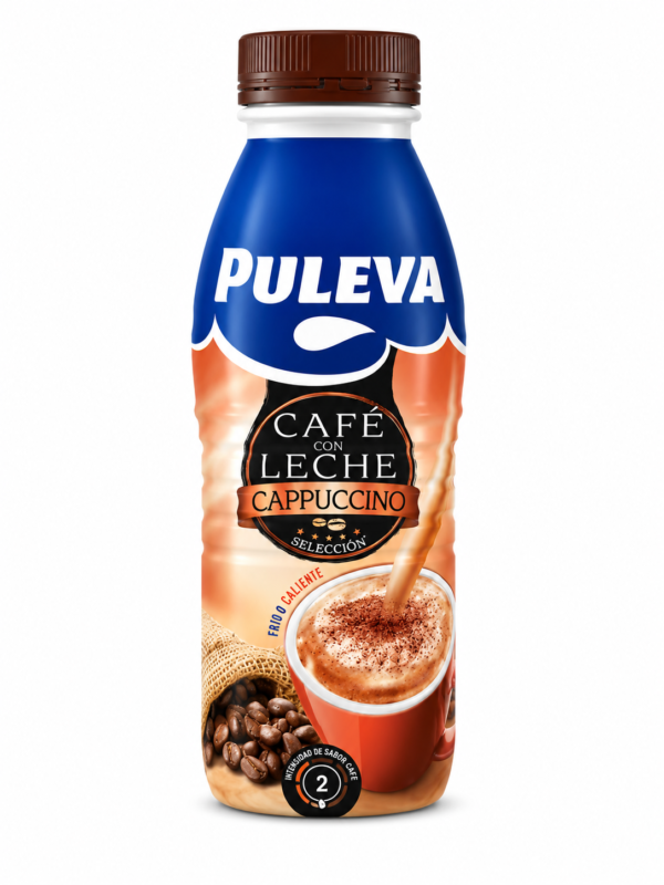 Puleva Café con Leche Cappuccino 1 L – Spansk Cappuccino Klar til Drikking – spansk drikke