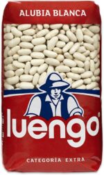 Luengo Hvite Bønner 500 g – Spanske Tørkede Hvite Bønner av Ekstra Kvalitet – næringsrike spanske belgfrukter
