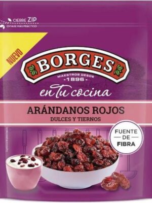 Borges Tørkede Tranebær 150 g – Søte og Myke Tranebær – spansk gourmetprodukt