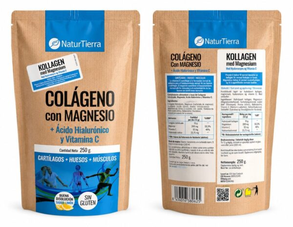 Kollagen + Magnesium + Vitamin C – For ledd, muskler og hud – kosttilskudd for ledd og muskler