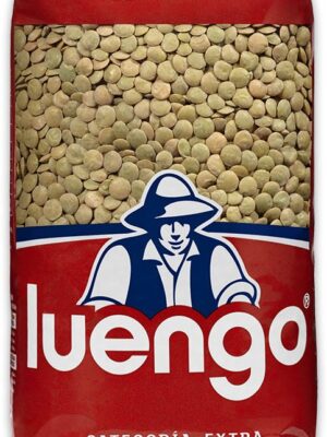 Luengo Grønne Linser 500 g – Spanske Tørkede Linser av Ekstra Kvalitet – næringsrike spanske belgfrukter