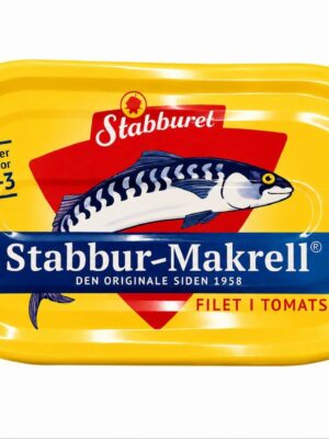 Stabbur-Makrell filet i tomatsaus 170g