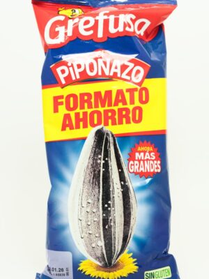 Solsikkefrø med salt fra El Piponazo GREFUSA 195g – spansk snacks