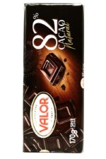 Mørk sjokolade 82% VALOR 170g.