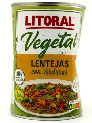 Linser med grønnsaker LITORAL 425 gr