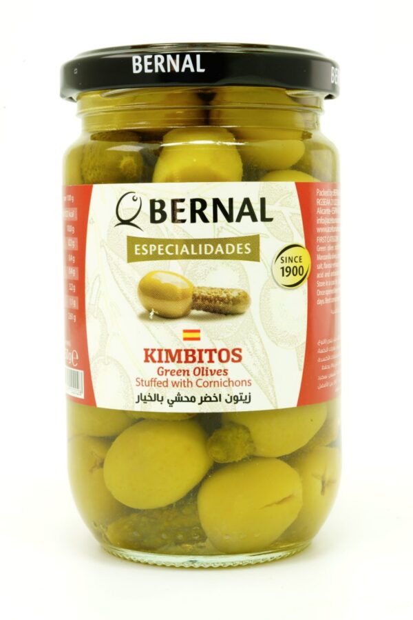 Kimbitos (Oliven fylte med sylteagurk) – autentiske spanske oliven fra Bernal
