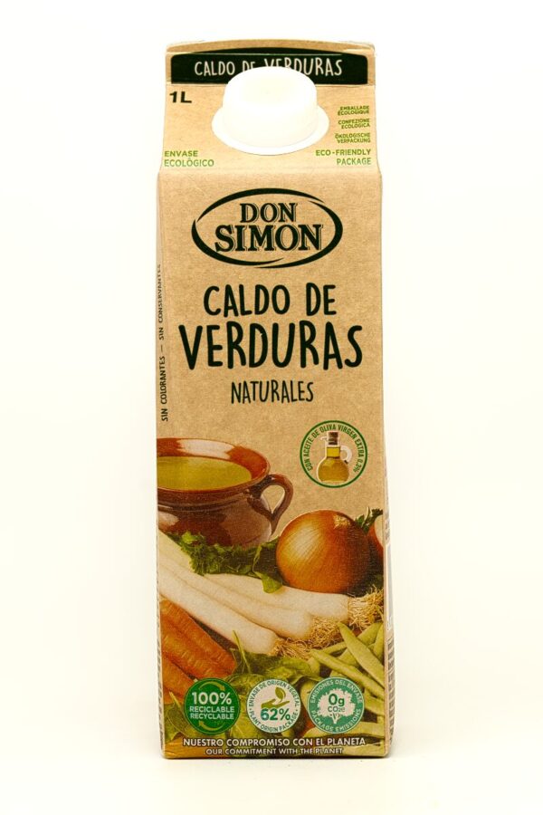 Buljong med naturlige grønnsaker DON SIMON 1l.