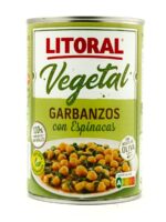 Kikerter med spinat LITORAL 425 gr
