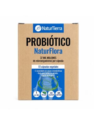 NaturTierra Probiótico NaturFlora 15 kap
