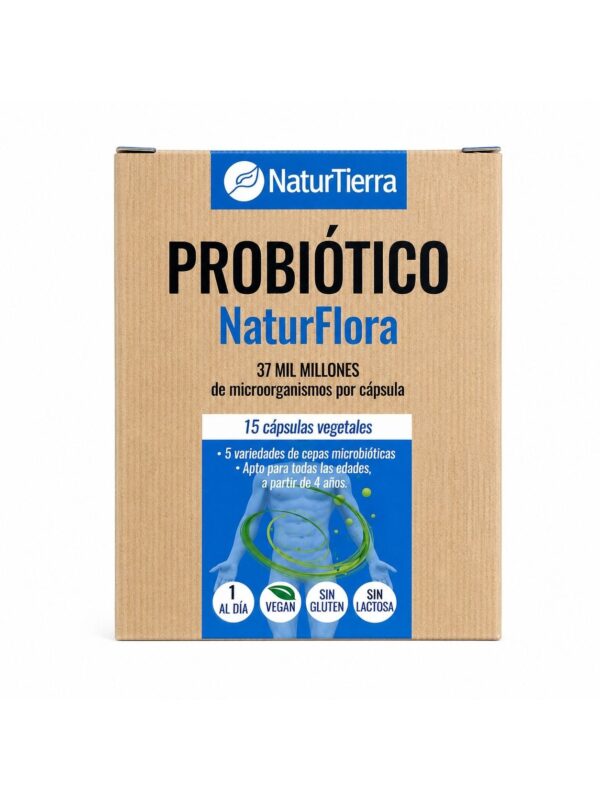 NaturTierra Probiótico NaturFlora 15 kap