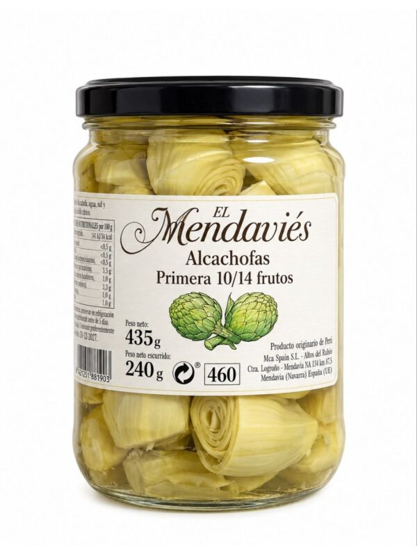 Artisjokker Primera 10/14 El Mendaviés 435 g i glass