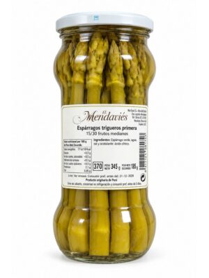 Grønne asparges El Mendaviés 345 g i glass