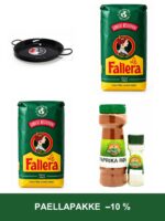 Paellapakke – paellapanne, 2× La Fallera-ris og røkt paprika
