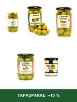 Tapaspakke – fire spanske oliven og allioli