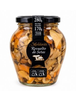 Soppmiks Revuelto de setas El Mendaviés 280 g i glass